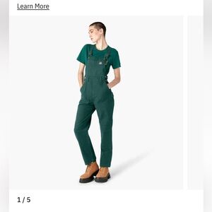 Dickies Green Women's Overalls